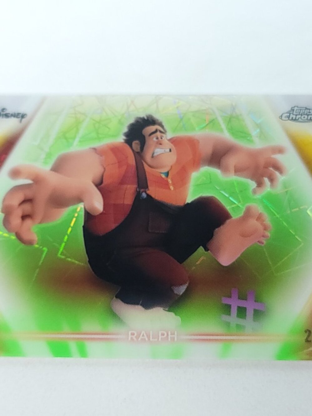 Ralph Topps 2026 Disney Chrome Neon Green Limited 27/99